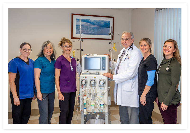 Dr. Babirak and Apheresis Nurses